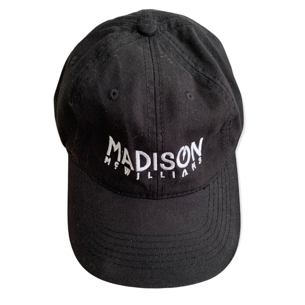 5/$20 Madison McWilliams black and white hat baseball cap